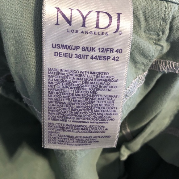 NYDJ Jeans Dayla wise cuff Capri Size 8 - Picture 4 of 7